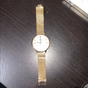 Nine West gold watch